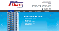 Desktop Screenshot of imobiliariaachave.com.br